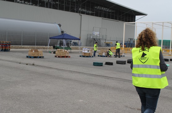 Registro en el puerto de explosivos